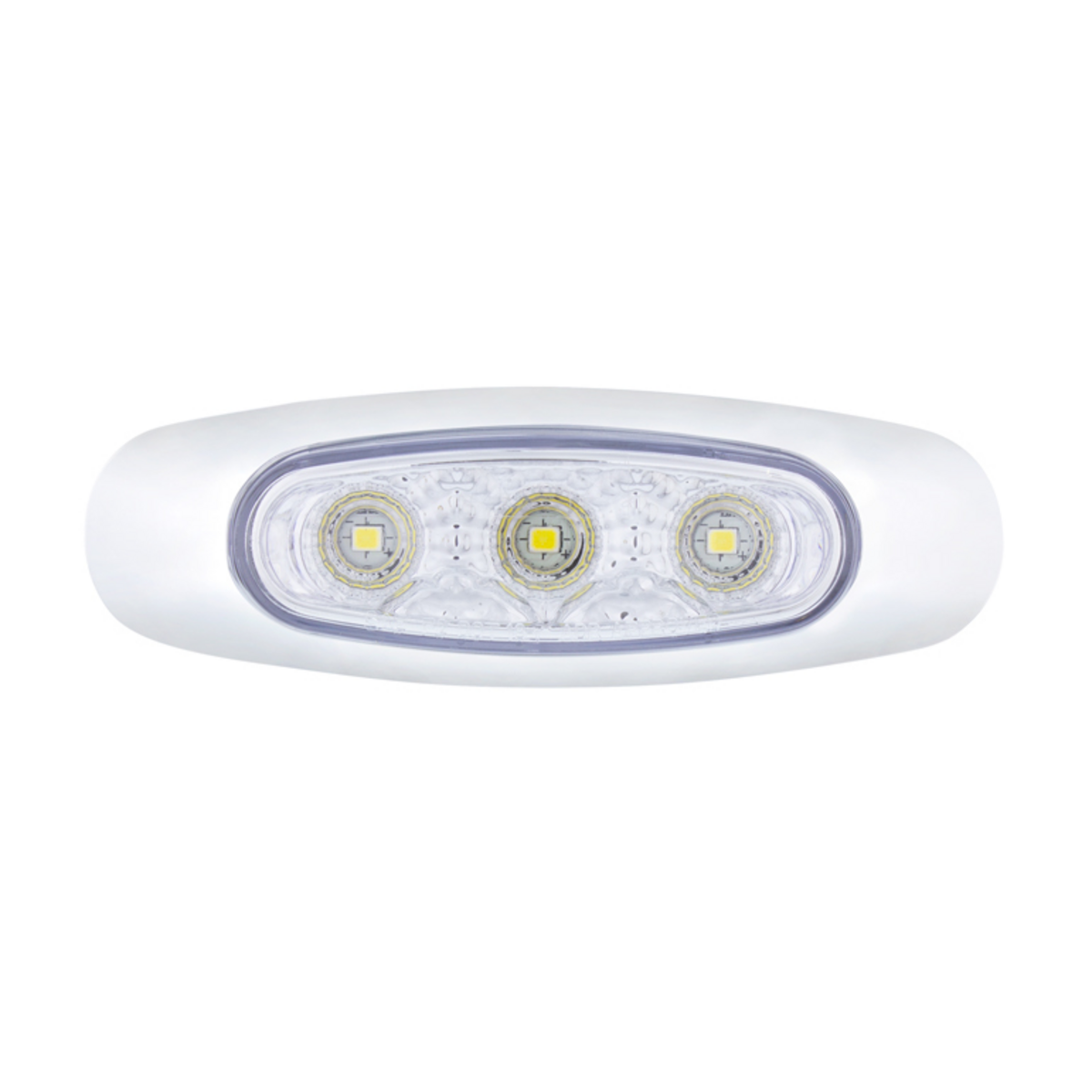 5 LED Reflector Auxiliary/Utility Light With Side Ditch Light -White LED/Clear Lens (Bulk)