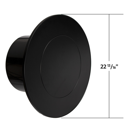 Flat Aero Rear Axle Cover Kit - Matte Black