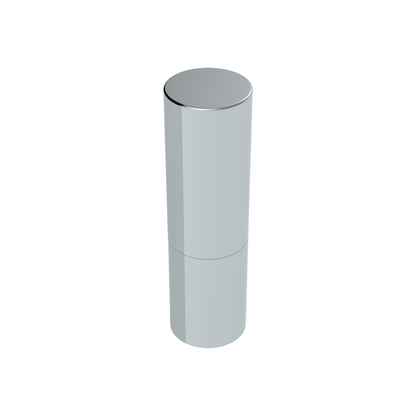 33mm X 7-1/4" Chrome Plastic Tall Cylinder Nut Cover - Thread-On (Bulk)
