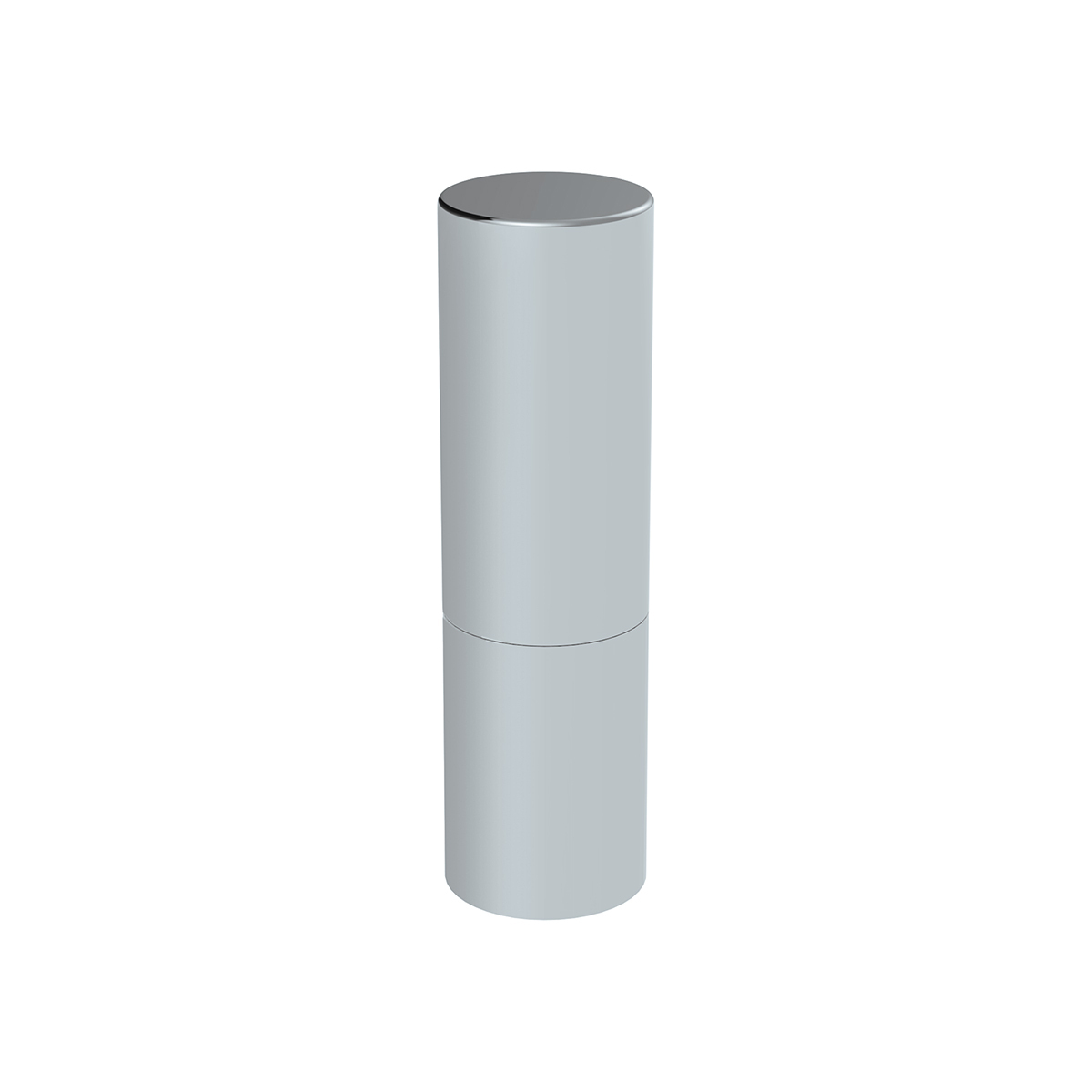 33mm X 7-1/4" Chrome Plastic Tall Cylinder Nut Cover - Thread-On (Bulk)
