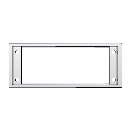 Chrome Plastic A/C Control Dash Panel Bezel For Kenworth W900 (1990-2005) & T800 (1986-2005)