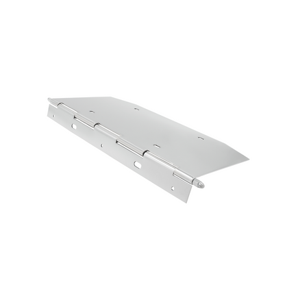 Chrome 1 License Plate Angled Holder With Hinge