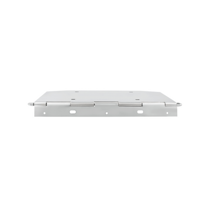 Chrome 1 License Plate Angled Holder With Hinge