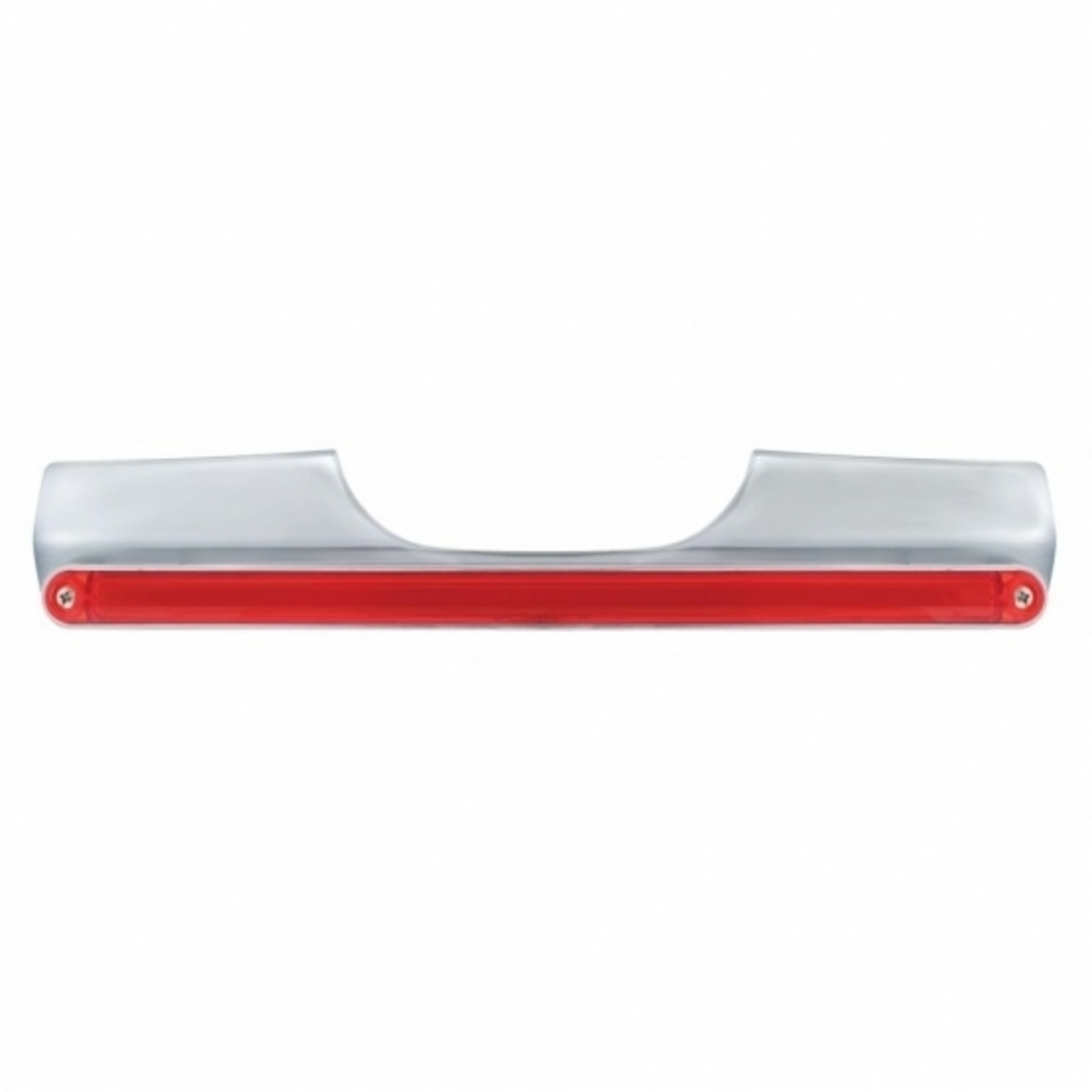 Motorcycle Rear Signal Light Bar With 24 LED 12" GloLight Bar - Red LED/Red Lens