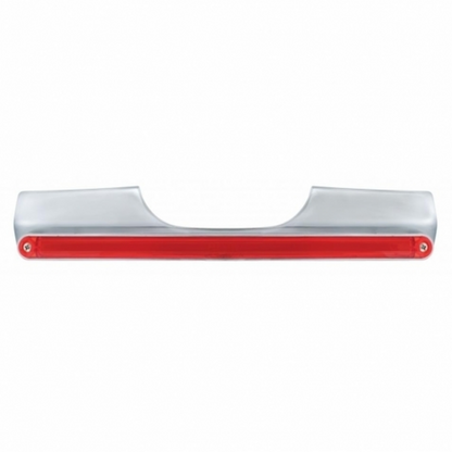 Motorcycle Rear Signal Light Bar With 24 LED 12" GloLight Bar - Red LED/Red Lens