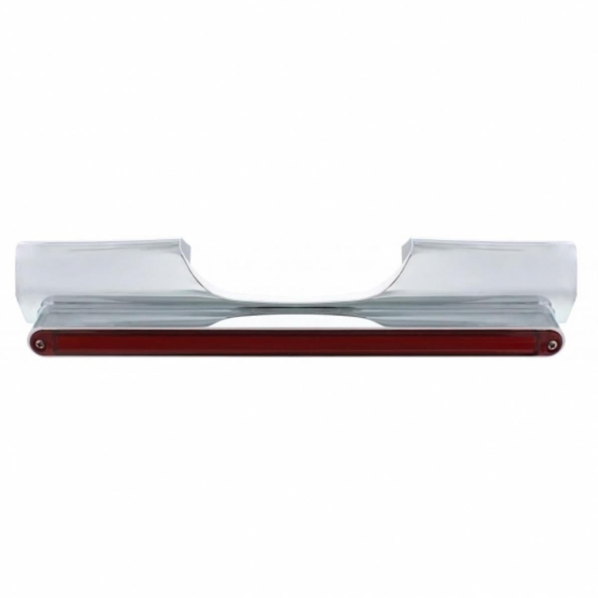 Motorcycle Rear Signal Light Bar With 24 LED 12" GloLight Bar - Red LED/Red Lens