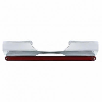 Motorcycle Rear Signal Light Bar With 24 LED 12" GloLight Bar - Red LED/Red Lens