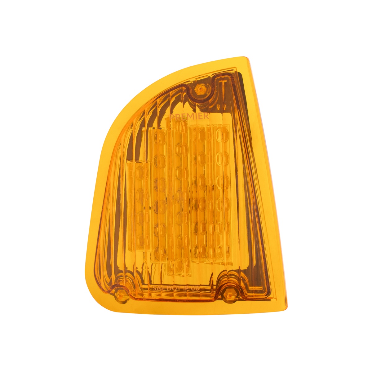 29 LED Turn Signal Light For 1985-2007 Kenworth T600 (Passenger) - Amber LED/Amber Lens