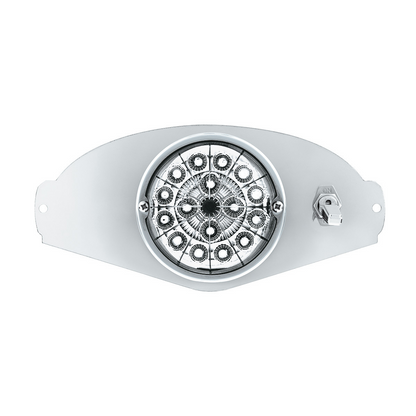 304 SS Above Door Dome Light Kit W/ 17 LED Double Fury Watermelon For 2008-2017 FL Cascadia-Red & White LED
