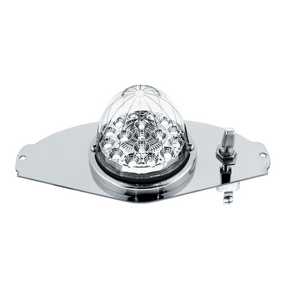 304 SS Above Door Dome Light Kit W/ 17 LED Double Fury Watermelon For 2008-2017 FL Cascadia-Red & White LED