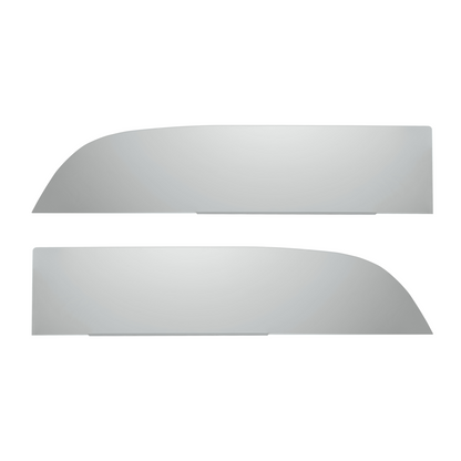 304 Stainless Steel 8" Chop Top Window Trim For Kenworth T680/T880 Trucks (Pair)