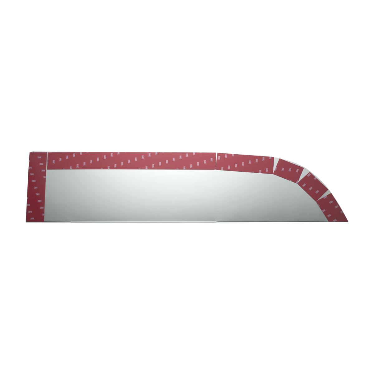 304 Stainless Steel 8" Chop Top Window Trim For Kenworth T680/T880 Trucks (Pair)