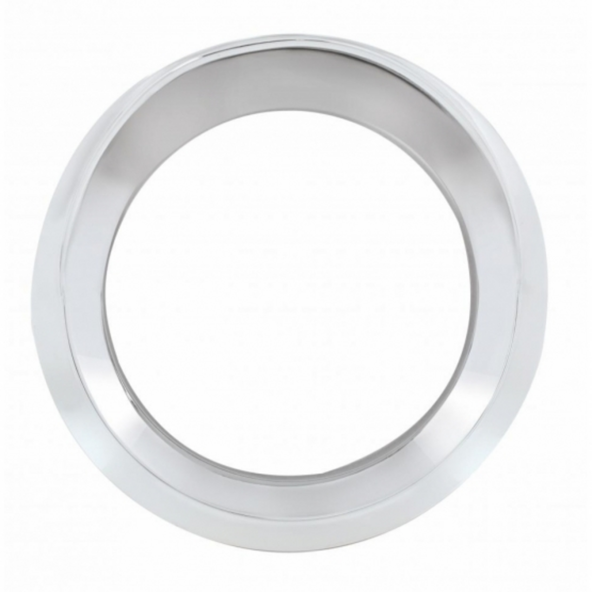 Chrome Plastic Speedometer/Tachometer Cover With Visor