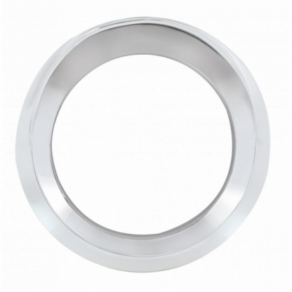 Chrome Plastic Speedometer/Tachometer Cover With Visor