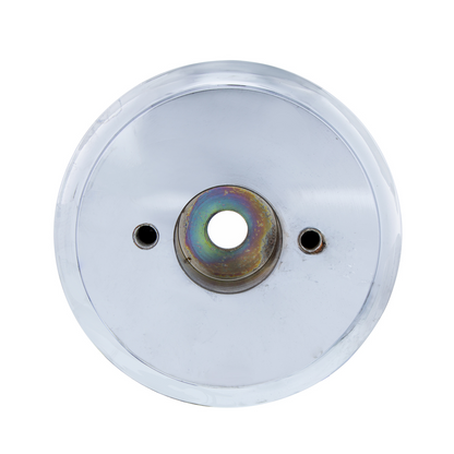 Chrome Aluminum Boyce MotoMeter With Base & Chrome Wings