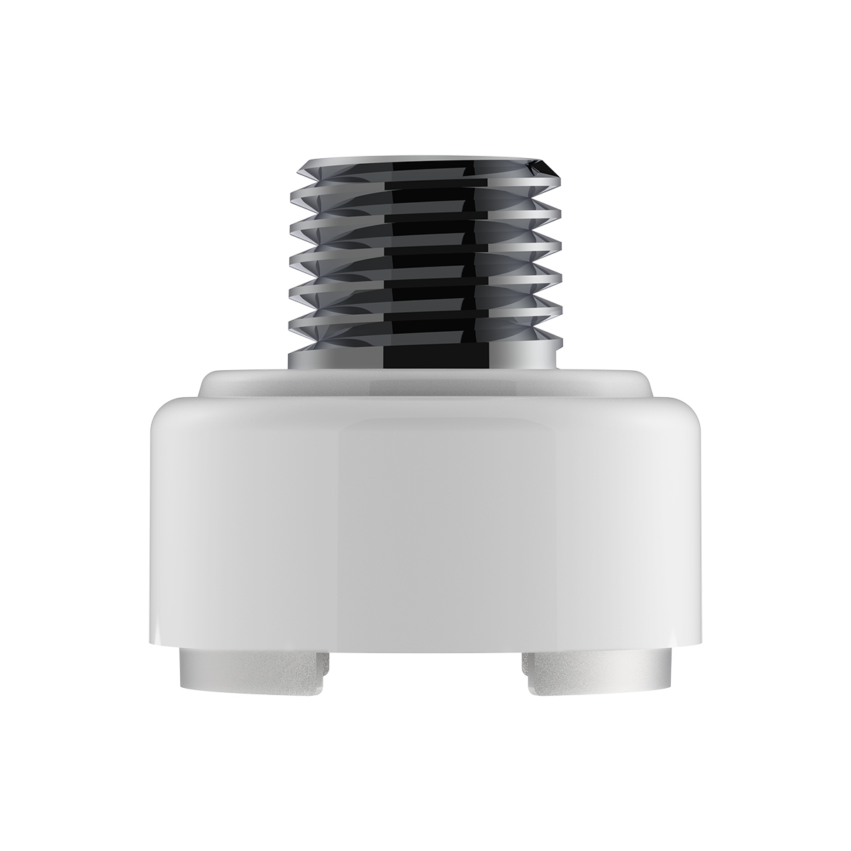 M30X3.5 Thread-On Shift Knob Mounting Adapter For Eaton Fuller Style 9/10 Shifter - Pearl White