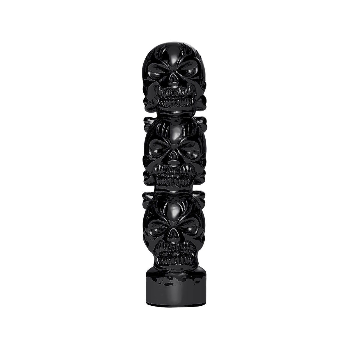 1/2"-13 Thread-On 3 Skull Candy Color Shift Knob-Glossy Black