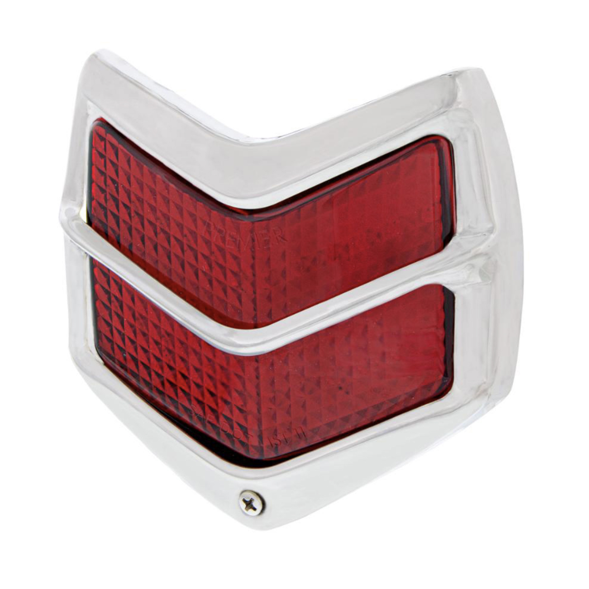 24 LED Tail Light Assembly With Black Housing & Stainless Steel Rim For 1940 Ford Car