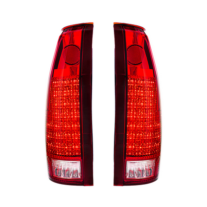 24 LED Tail Light With 6 LED Backup Light Assembly For 1988-2000 Chevrolet & GMC Truck (Pair)