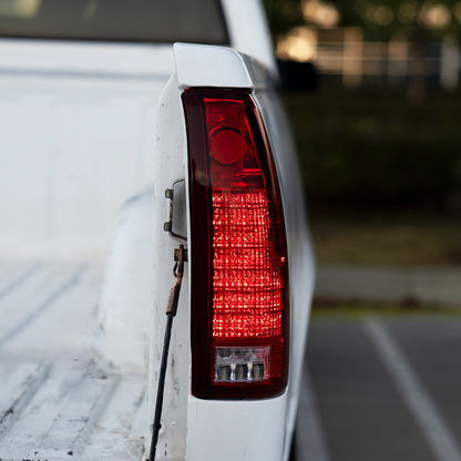 24 LED Tail Light With 6 LED Backup Light Assembly For 1988-2000 Chevrolet & GMC Truck (Pair)
