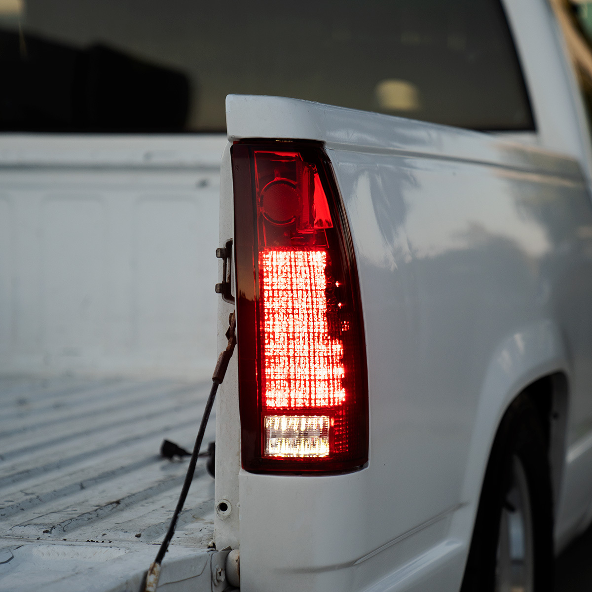 24 LED Tail Light With 6 LED Backup Light Assembly For 1988-2000 Chevrolet & GMC Truck (Pair)