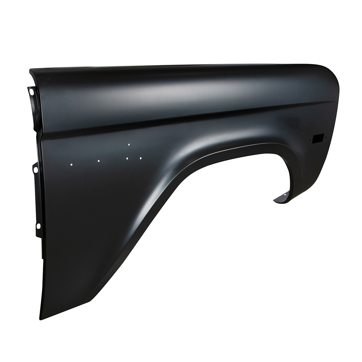 Front Fender With Sidemarker & Emblem Holes For 1970-77 Ford Bronco - R/H