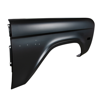 Front Fender With Sidemarker & Emblem Holes For 1970-77 Ford Bronco - R/H