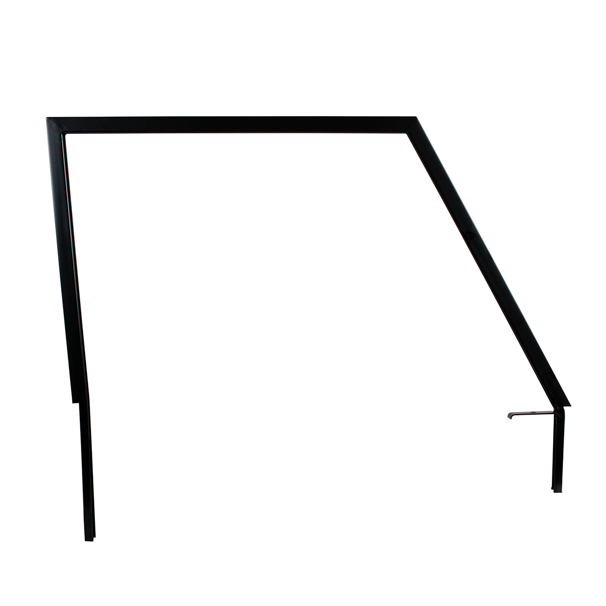 Black Door Window Frame For 1966-77 Ford Bronco - R/H