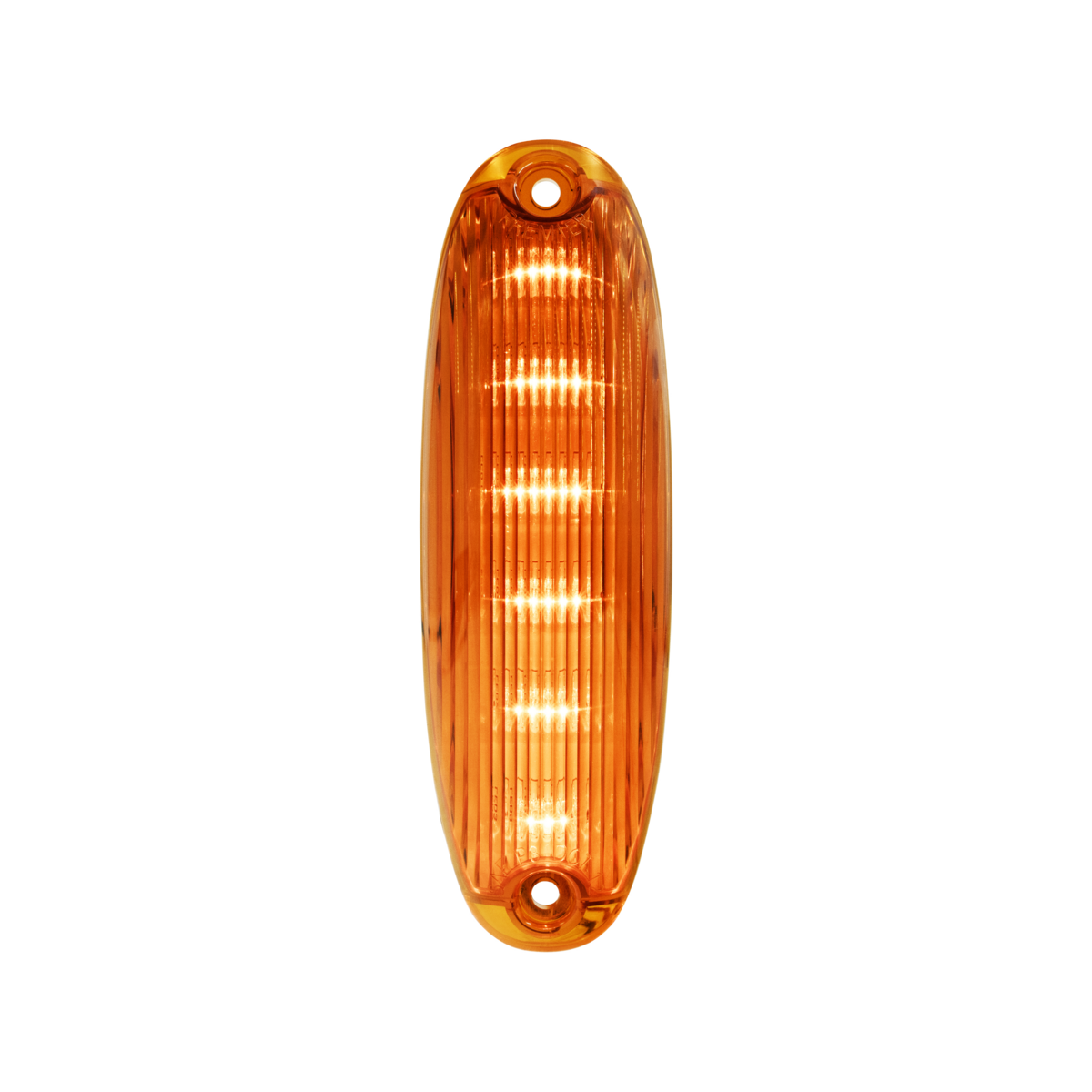 6 Amber LED Cab Light For 2008-2017 Freightliner Cascadia - Amber Lens