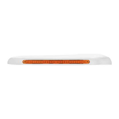 14 Amber LED Front Fender Cover For Peterbilt 388 (2008-2015) & 389 (2008-2023)-Amber Lens - Passenger
