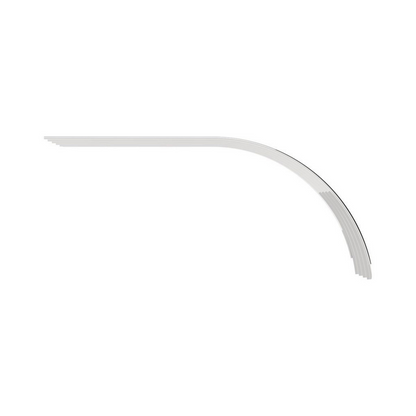 60" 430 Stainless Steel (16ga) Half Fender-SR Series (Pair)
