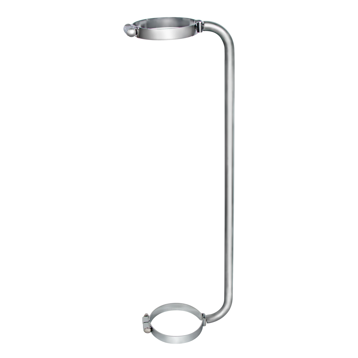 34" Chrome Exhaust Grab Handle - 6" Clamp