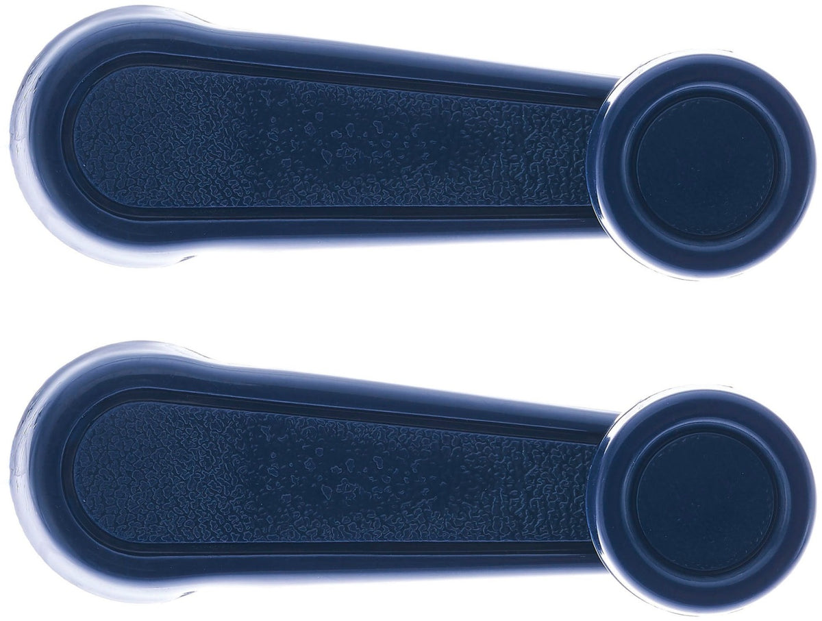 Window Crank Handle (2pcs) Plastic, Metal Blue for 1984-2026 Toyota Land Cruiser; 1990-1992 Daihatsu Rocky