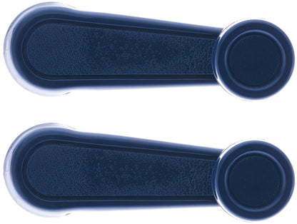 Window Crank Handle (2pcs) Plastic, Metal Blue for 1984-2026 Toyota Land Cruiser; 1990-1992 Daihatsu Rocky