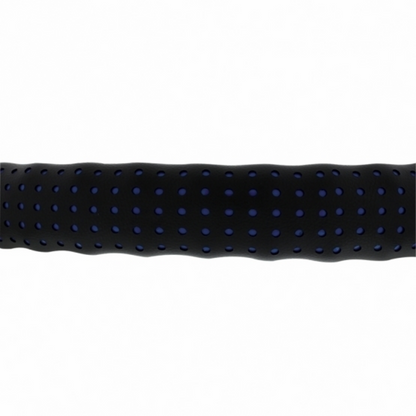 18" Perforated Leather Steering Wheel Cover - Blue