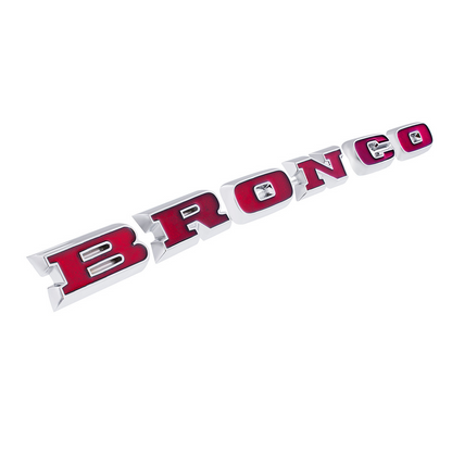 Chrome "BRONCO" Grille Letter Set For 1966-1977 Ford Bronco