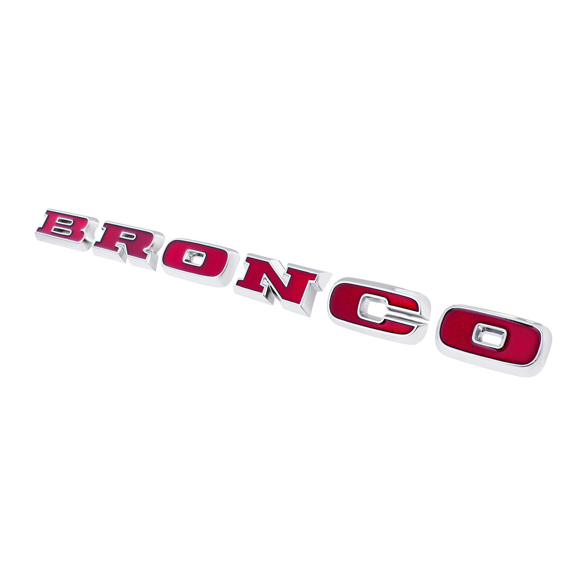 Chrome "BRONCO" Grille Letter Set For 1966-1977 Ford Bronco