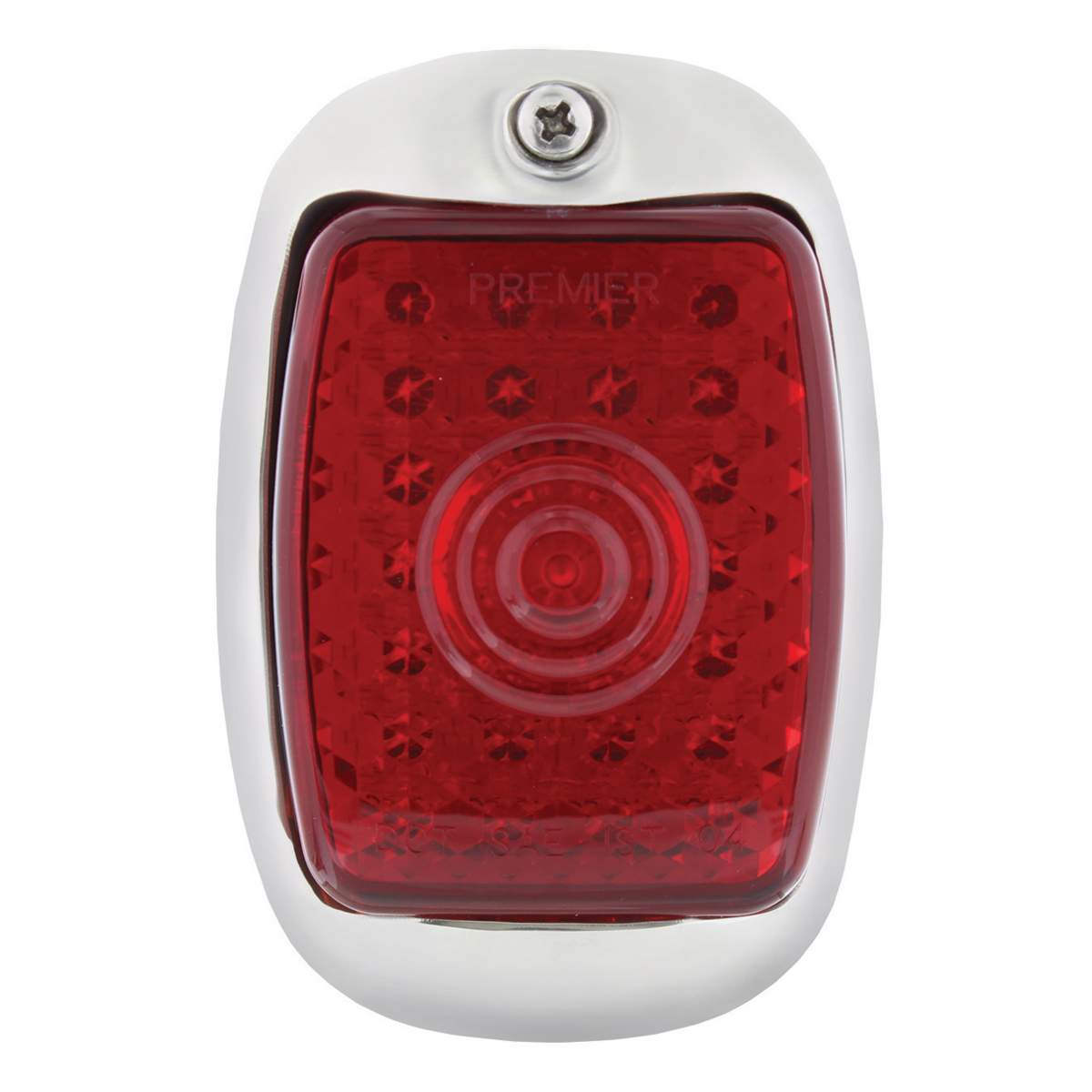 27 LED Sequential Tail Light Assembly With SS Housing For 1937-38 Chevy Car - R/H