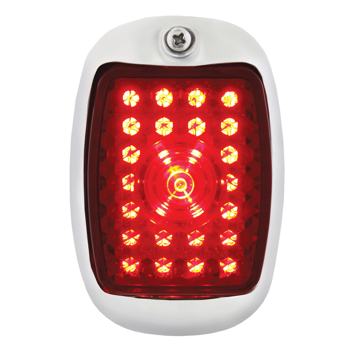 27 LED Sequential Tail Light Assembly With SS Housing For 1937-38 Chevy Car - R/H