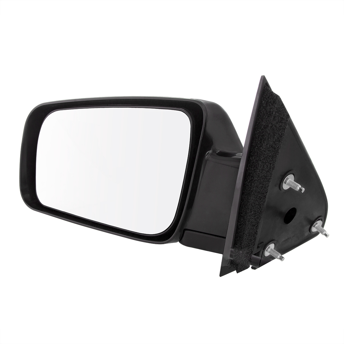 Black Door Mirror For 1988-2000 Chevy & GMC Truck - L/H (Manual, Foldable)