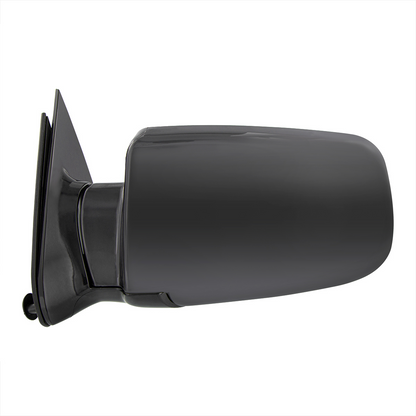 Black Door Mirror For 1988-2000 Chevy & GMC Truck - L/H (Manual, Foldable)