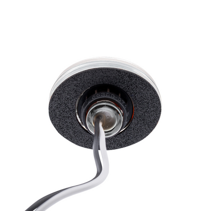 3 LED Oval Auxiliary Light-White LED/Clear Lens