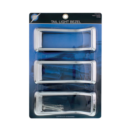 Tail Light Bezels Set For 1967 Ford Mustang (3/Set)