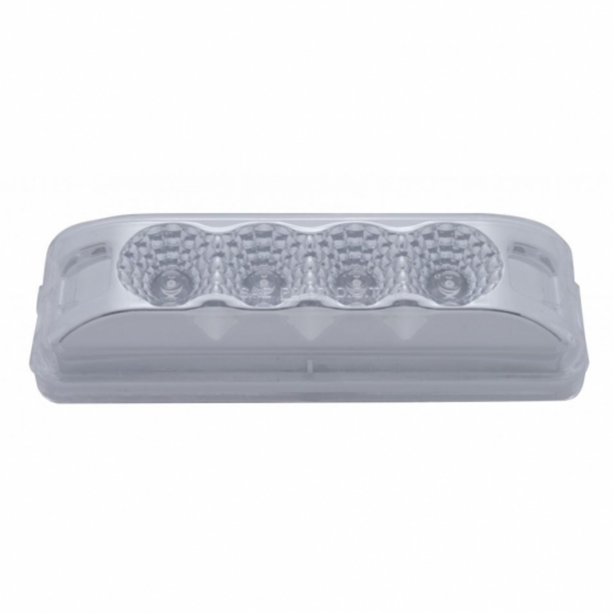4 LED Reflector Auxiliary/Utility Light - White LED/Clear Lens