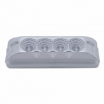 4 LED Reflector Auxiliary/Utility Light - White LED/Clear Lens