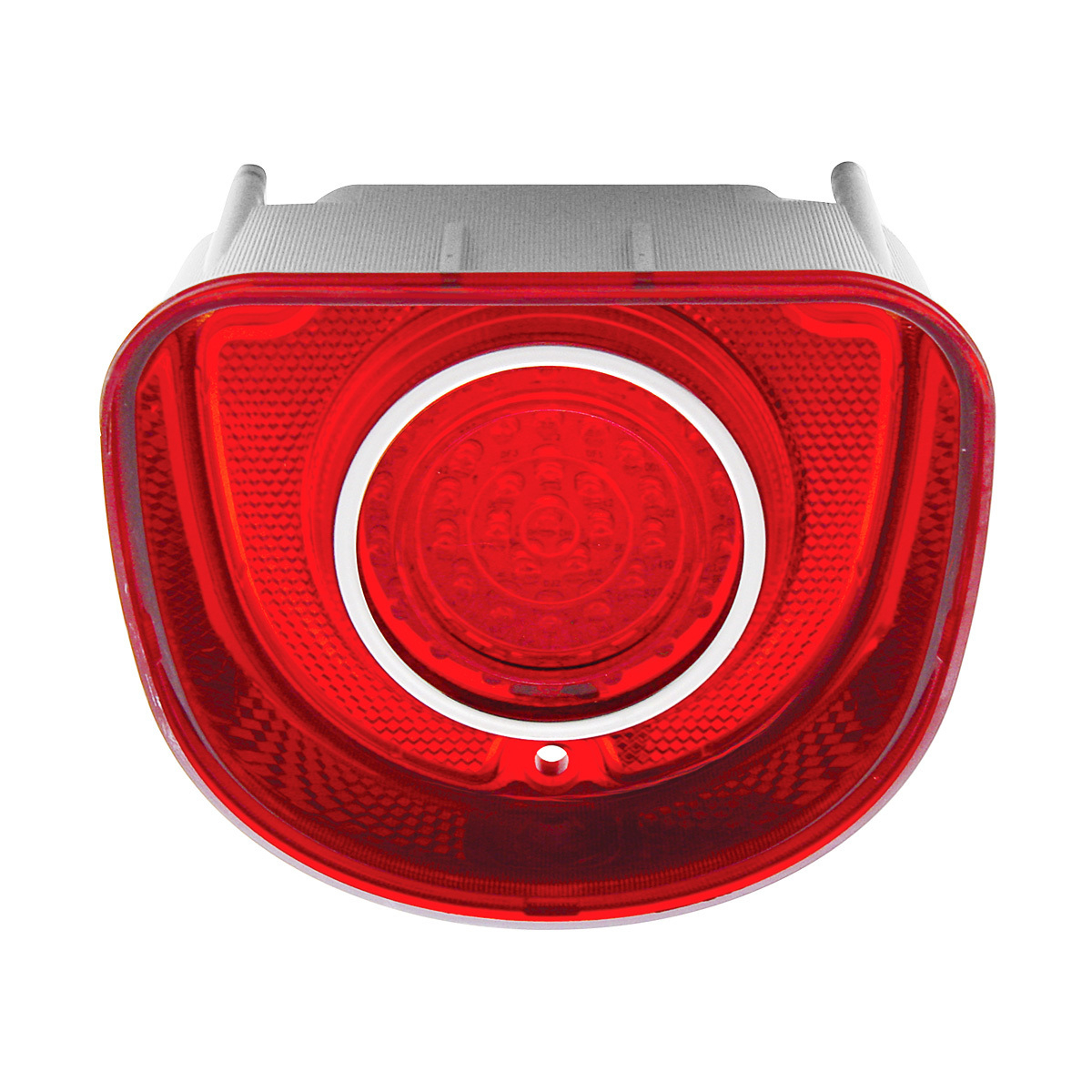 40 LED Tail Light With 1 Center Stainless Steel Trim For 1968 Chevy Bel-Air/Biscayne