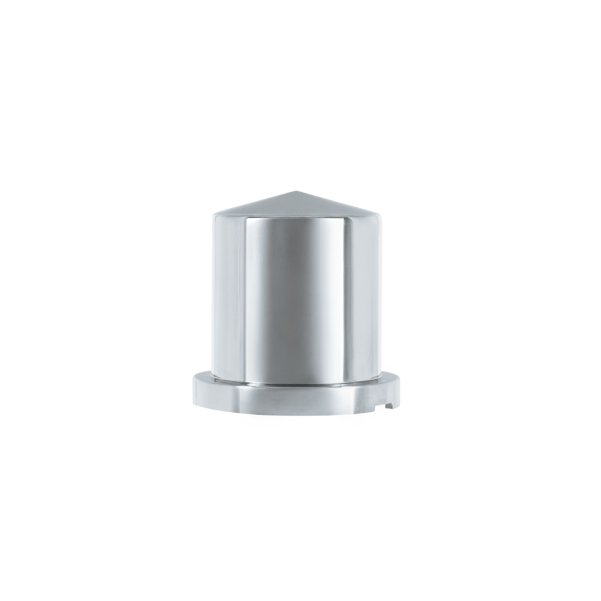 30mm X 1-7/8" Chrome Plastic Pointed Nut Cover - Push-On