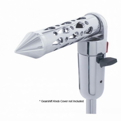 Brooklyn Spike Gearshift Knob With 13/15/18 Speed Adapter - Chrome/Horizontal