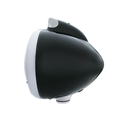 Black Guide 682-C Headlight H4 & Original Style LED Signal - Clear Lens