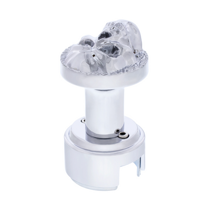 Skull Thread-On Gearshift Knob With 13/15/18 Speed Adapter - Chrome